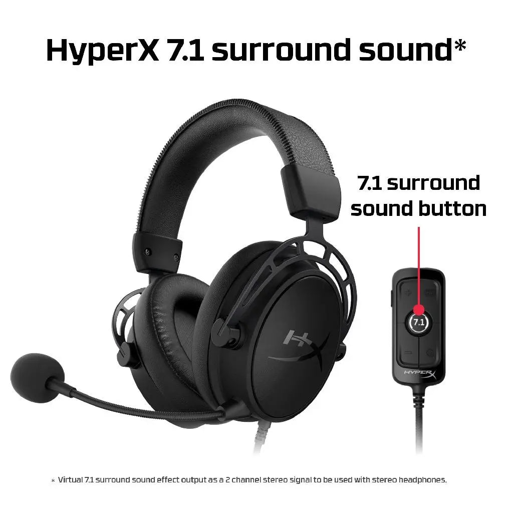 Hyperx Cloud Alpha S Pc Gaming Headset 7.1 Surround Sound Noise Dual  Chamber Drivers Cancelling Microphone Blue Black - Earphones & Headphones -  AliExpress